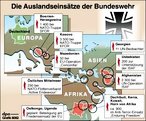 Infografik: Auslandseinstze der Bundeswehr; Großansicht [FR]