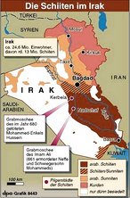 Infografik: Schiiten im Irak; Großansicht [FR]