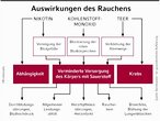 Infografik: Auswirkungen des Rauchens; Großansicht [FR]