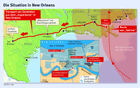 New Orleans: Lageübersicht/ Infografik, Großansicht bei FAZ.NET