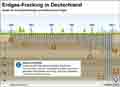 Erdgas-Fracking in Deutschland; Anzahl Bohrungen 1961 bis 2011 / Infografik Globus 5323 vom 08.11.2012 