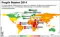 Fragile Staaten 2014 / Infografik Globus 6801 vom 04.12.2014 