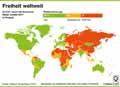 Demokratische-Freiheit_Welt 2107: Globus Infografik 12387/ 06.04.2018